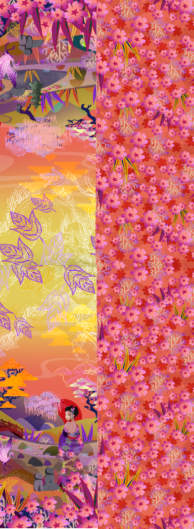 Echarpe TARA MIZAKI KIRO