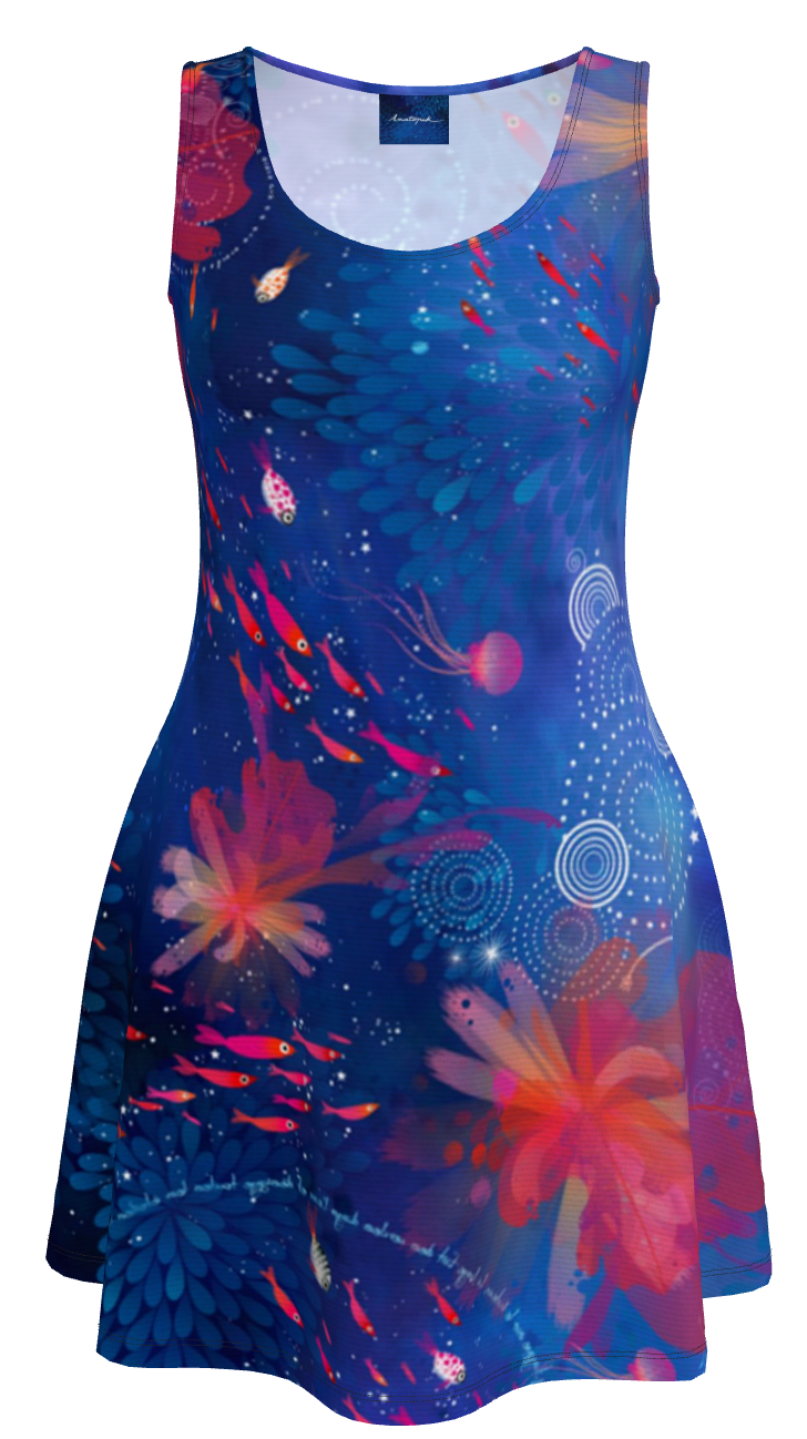 Précommande Robe patineuse ANYA MER