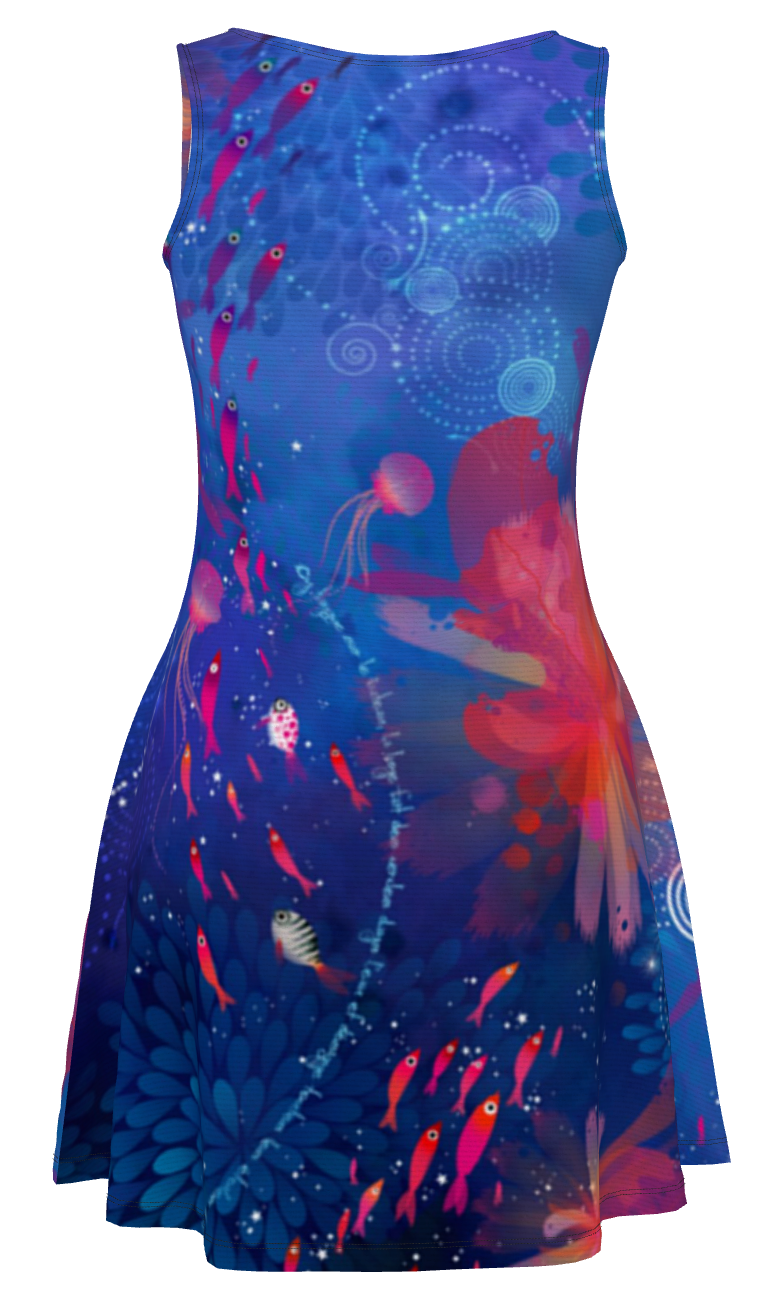 Précommande Robe patineuse ANYA MER