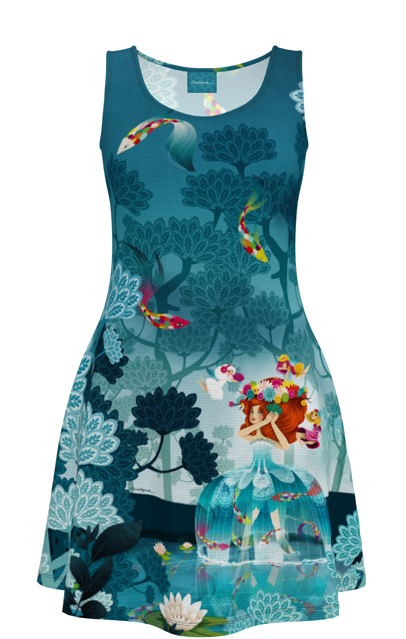 VIDYA ONDINE skater dress