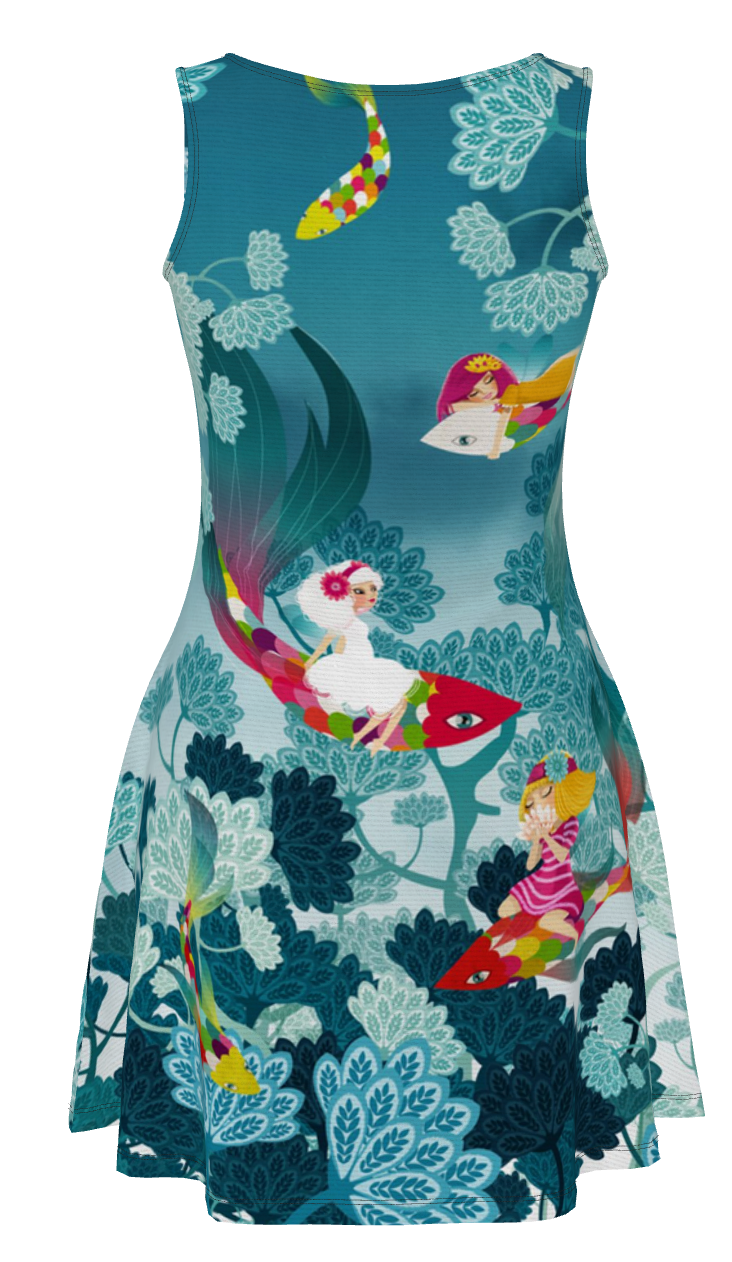 VIDYA ONDINE skater dress