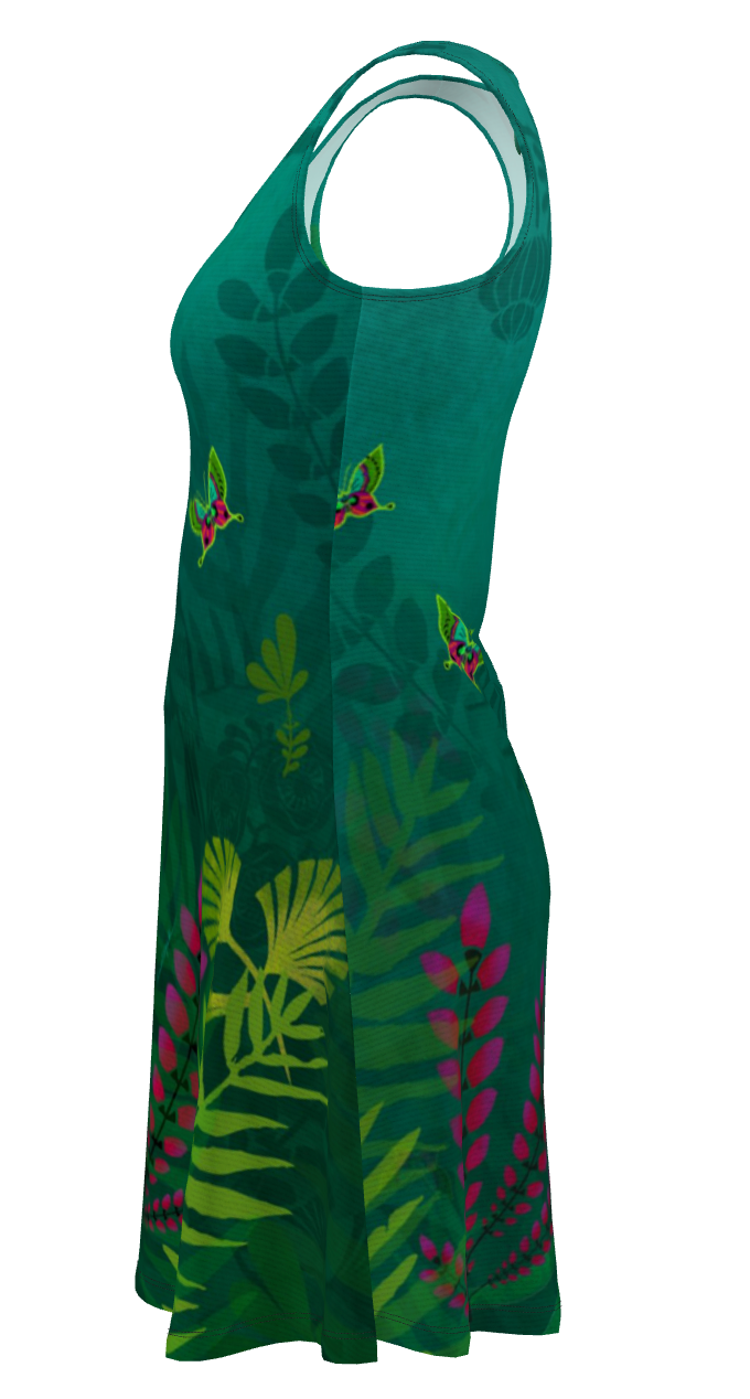 Robe patineuse VIDYA TROPIQUE