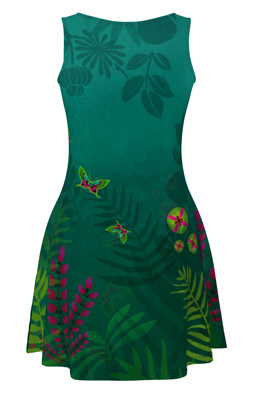 Robe patineuse VIDYA TROPIQUE