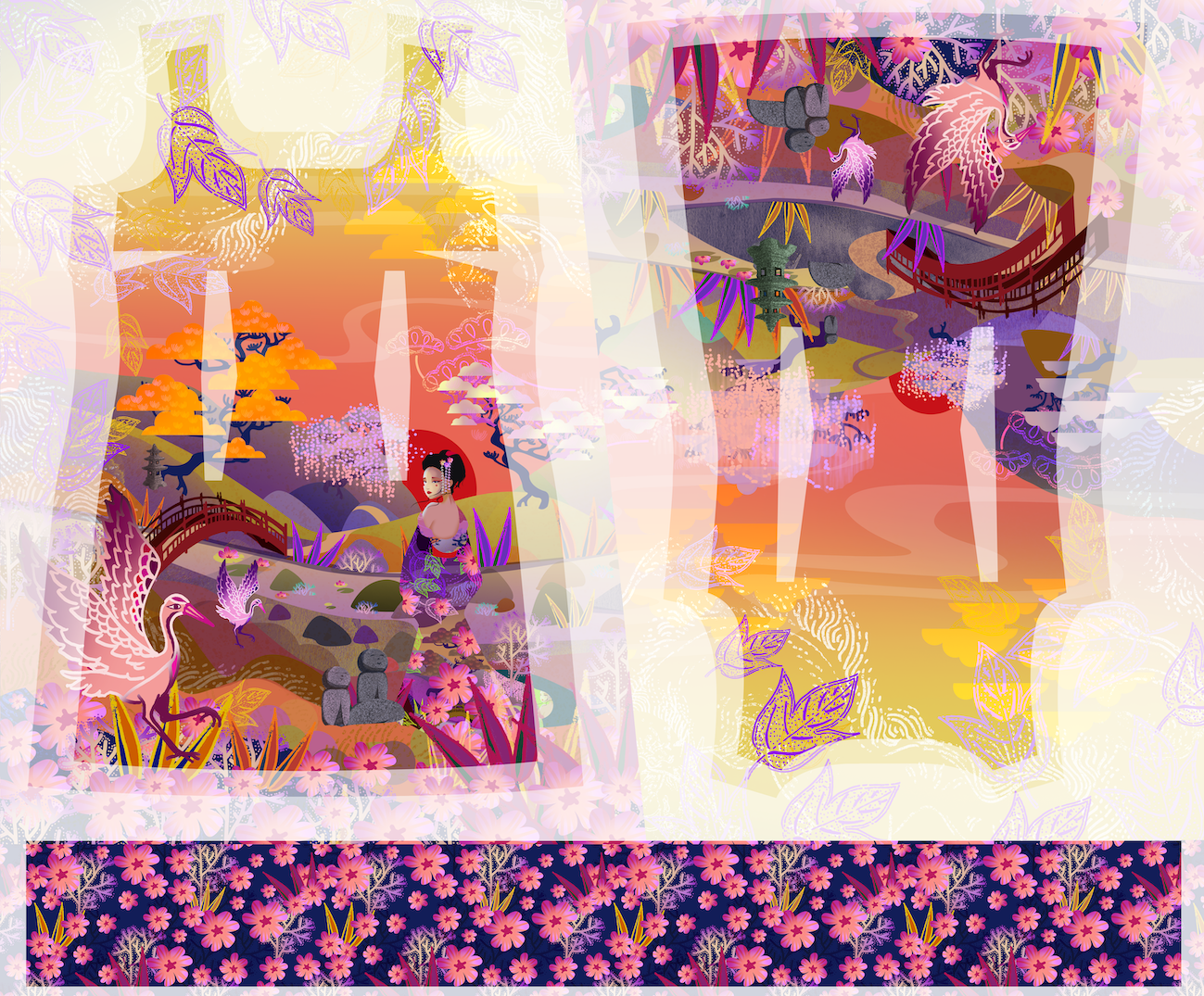 Robe chasuble DAKOTA MIZAKI KIRO