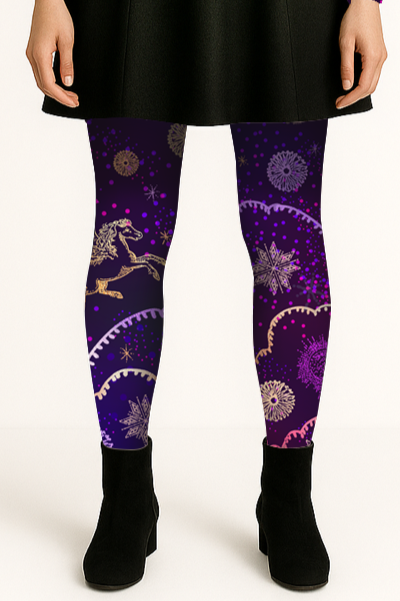 Legging imprimé DELIO CÉLESTE