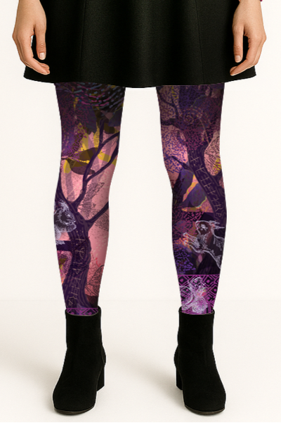 DELIO Natura Amber printed leggings 