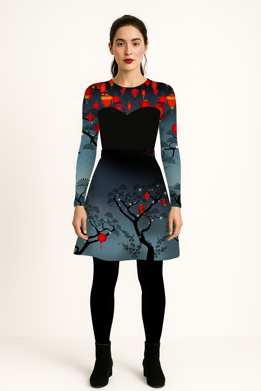 DELIO Natura Amber printed leggings 