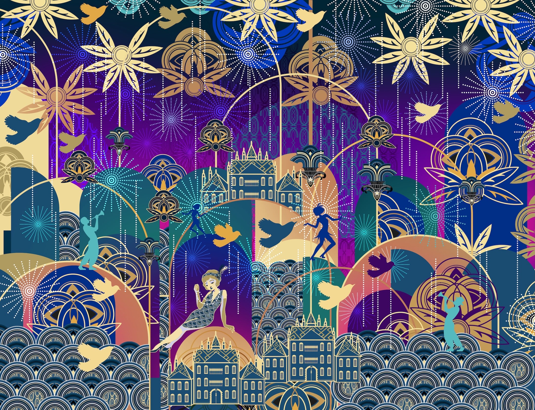 Précommande panneau de tissu GATSBY