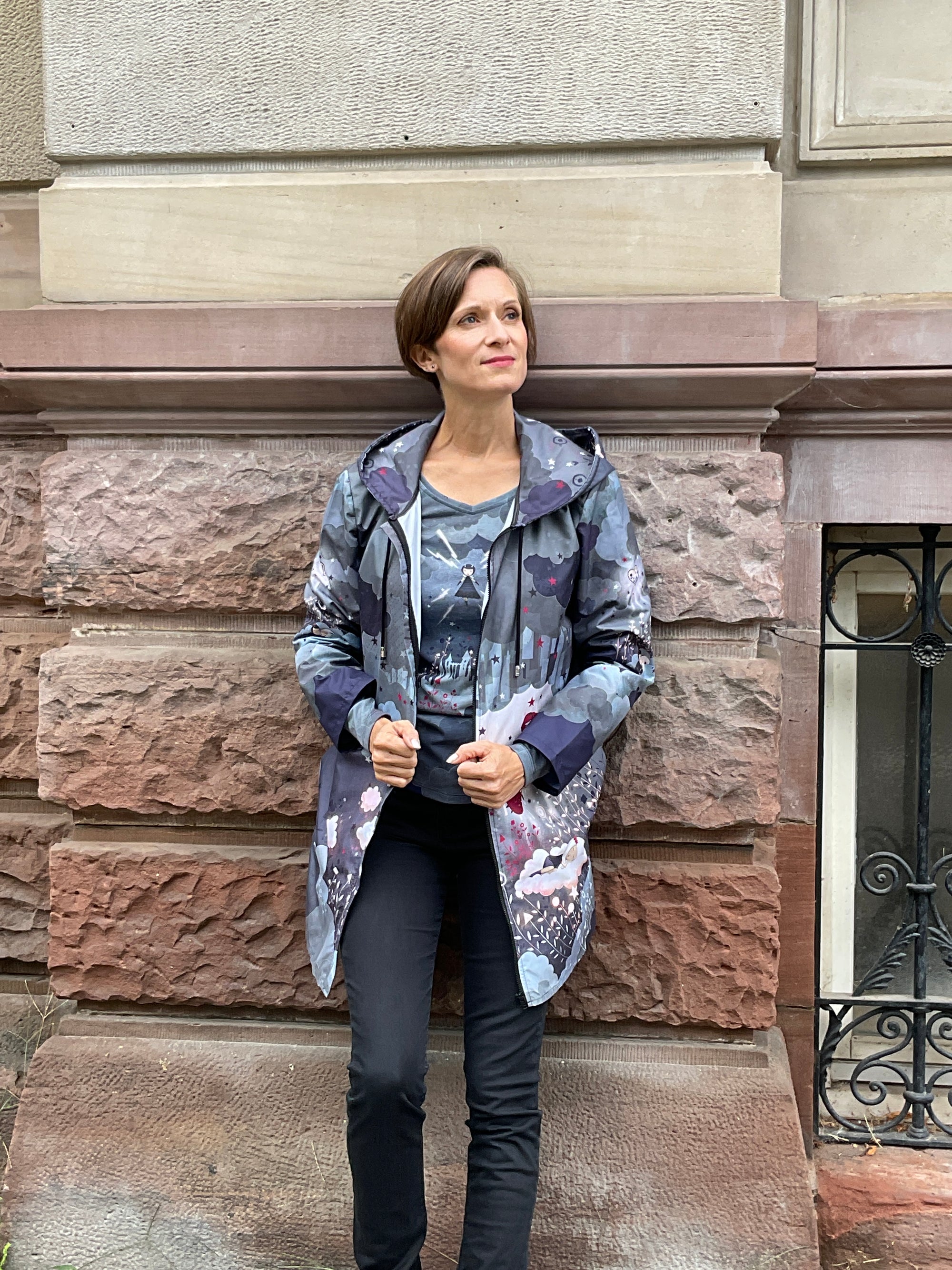 Parka imprimée BIANCA BELLE AU BOIS