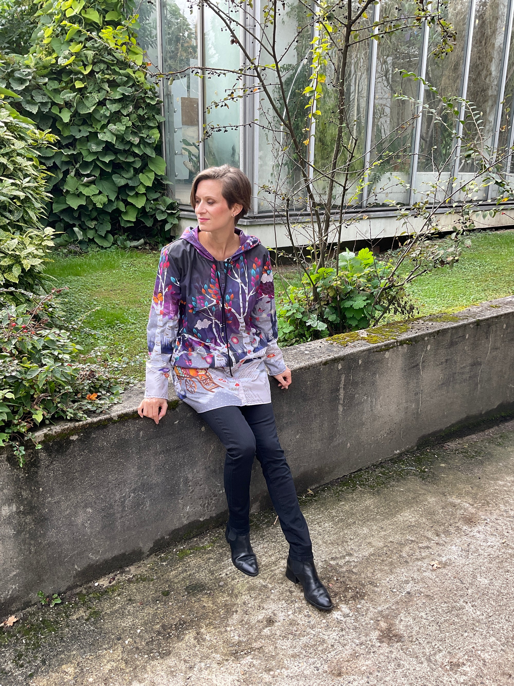 Parka imprimée BIANCA GUINGUETTE