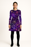 THEODORA Mandala Amber Velvet Dress 