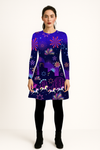 THEODORA Mandala Amber Velvet Dress 
