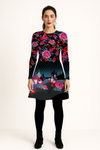 THEODORA Mandala Amber Velvet Dress 