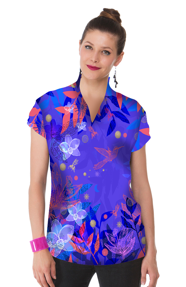 PRECOMMANDE Tee-shirt imprimé LIAN ORCHYDIA