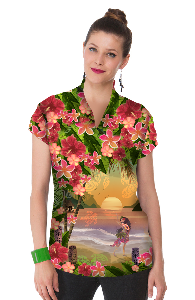 PRECOMMANDE Tee-shirt imprimé LIAN TIKI