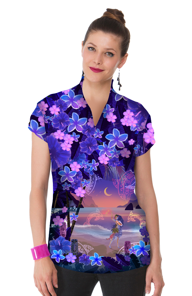 EN PRODUCTION  Tee-shirt imprimé LIAN TIKI NUIT