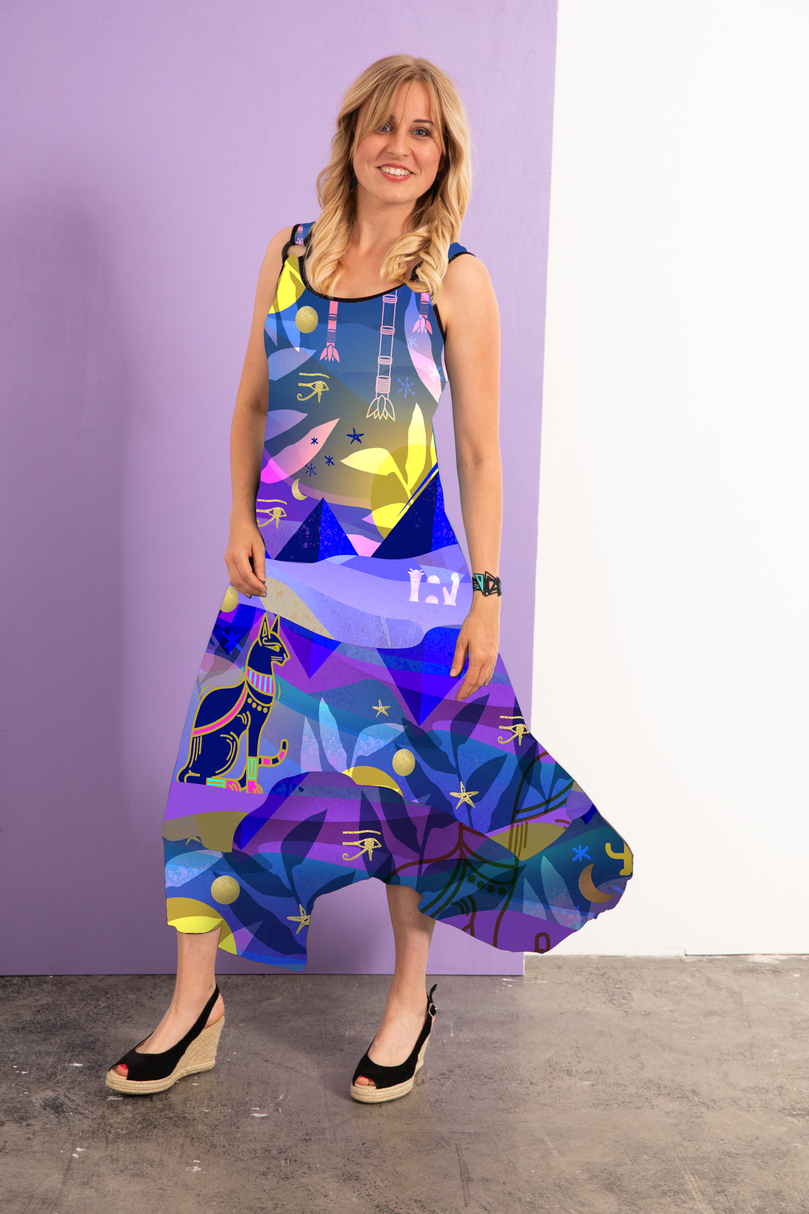 PRECOMMANDE Robe longue jersey NADIA BASTET