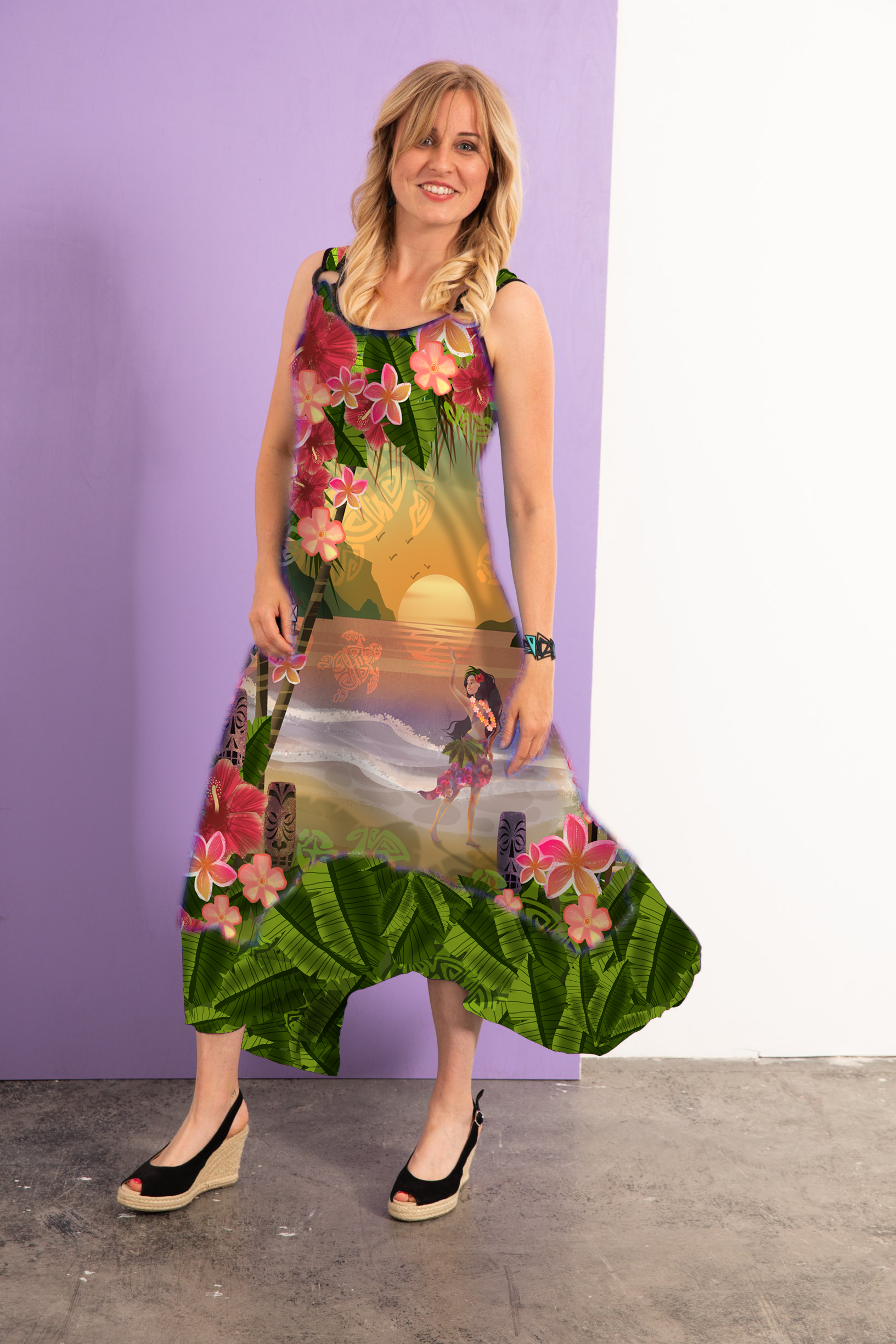 PRECOMMANDE Robe longue jersey NADIA TIKI