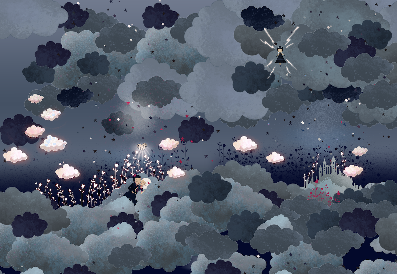 Panneau de tissu BELLE AU BOIS