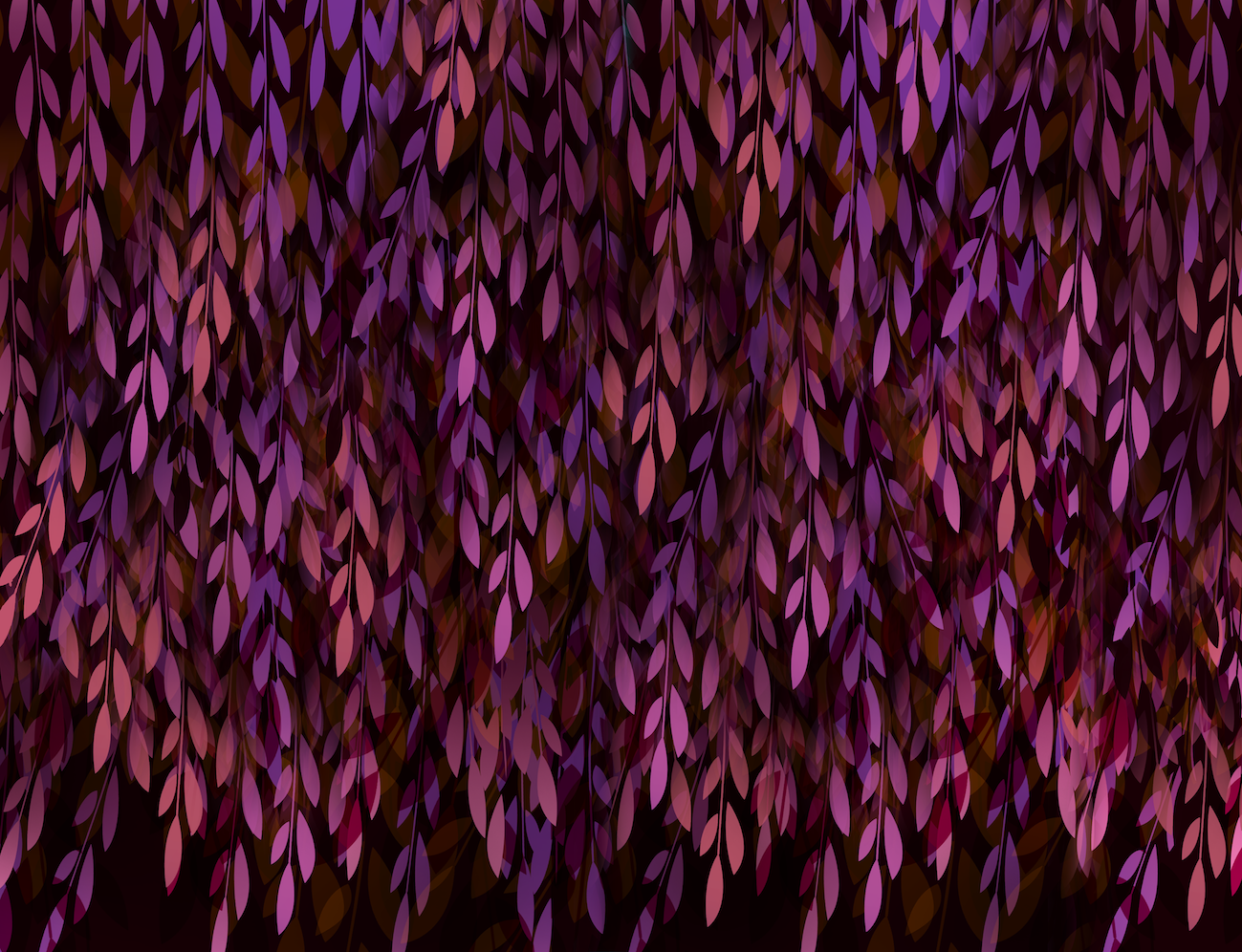 Panneau de tissu INARI Feuillages