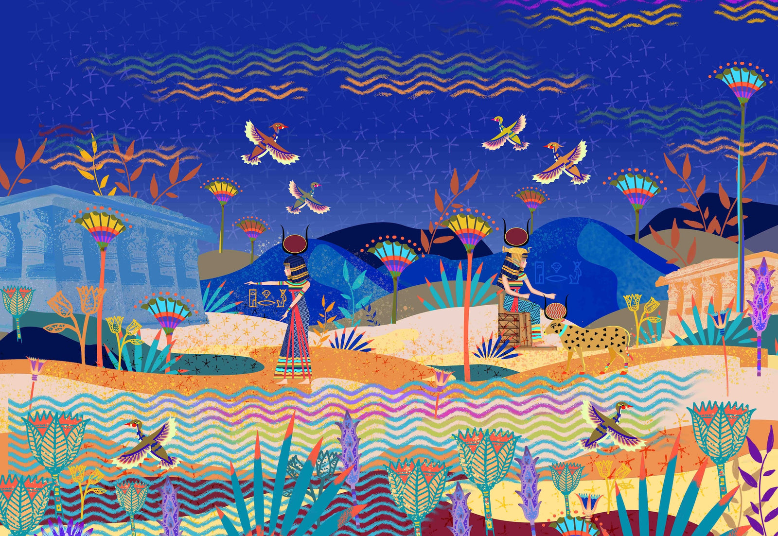 VITA MER crepe fabric