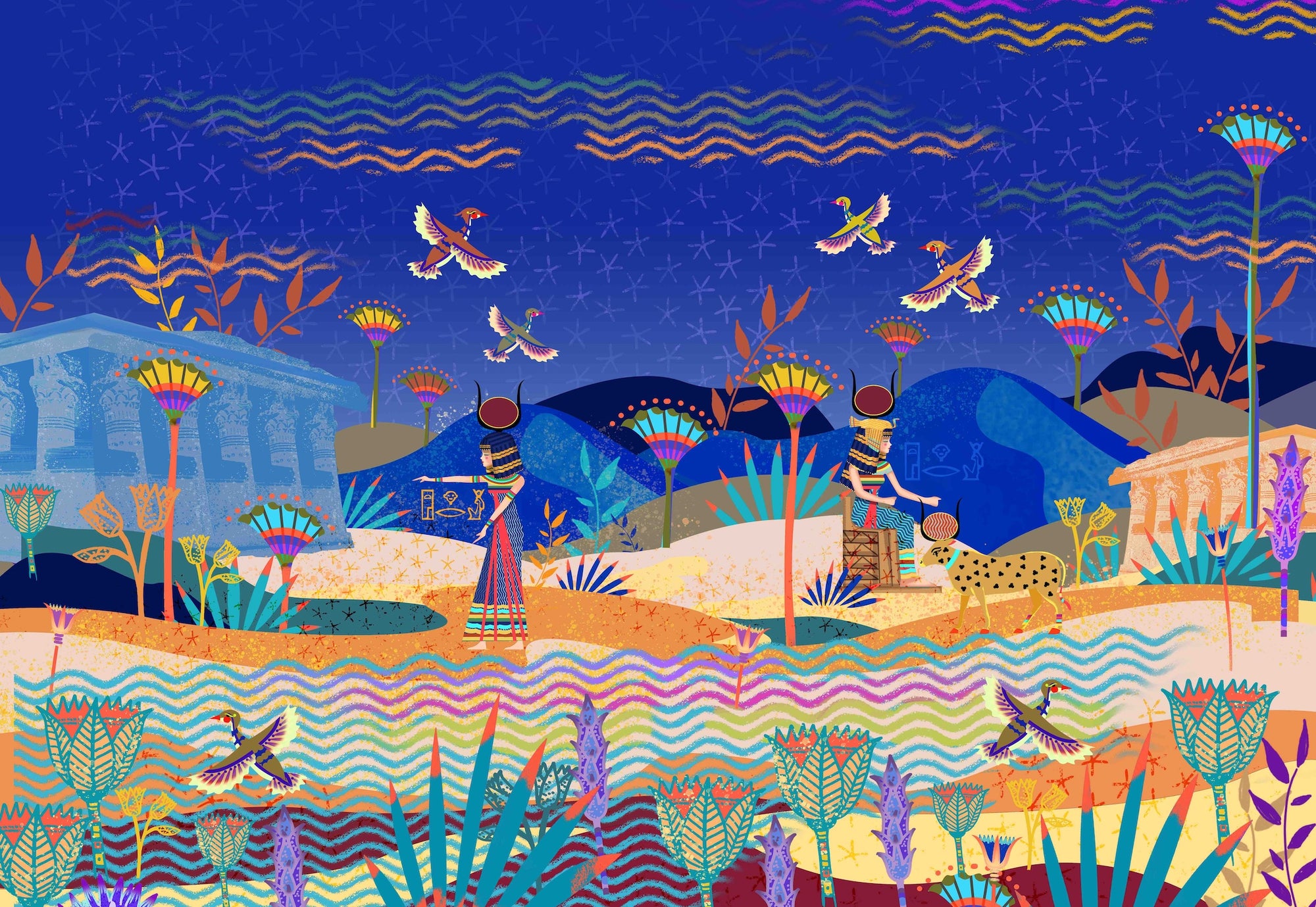 VITA MER crepe fabric