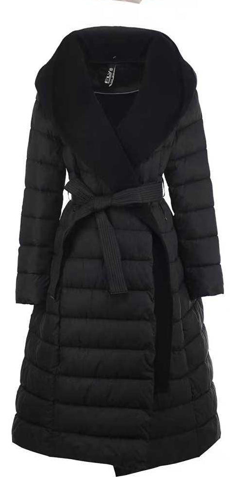 Doudoune longue avec ceinture  KOMOS