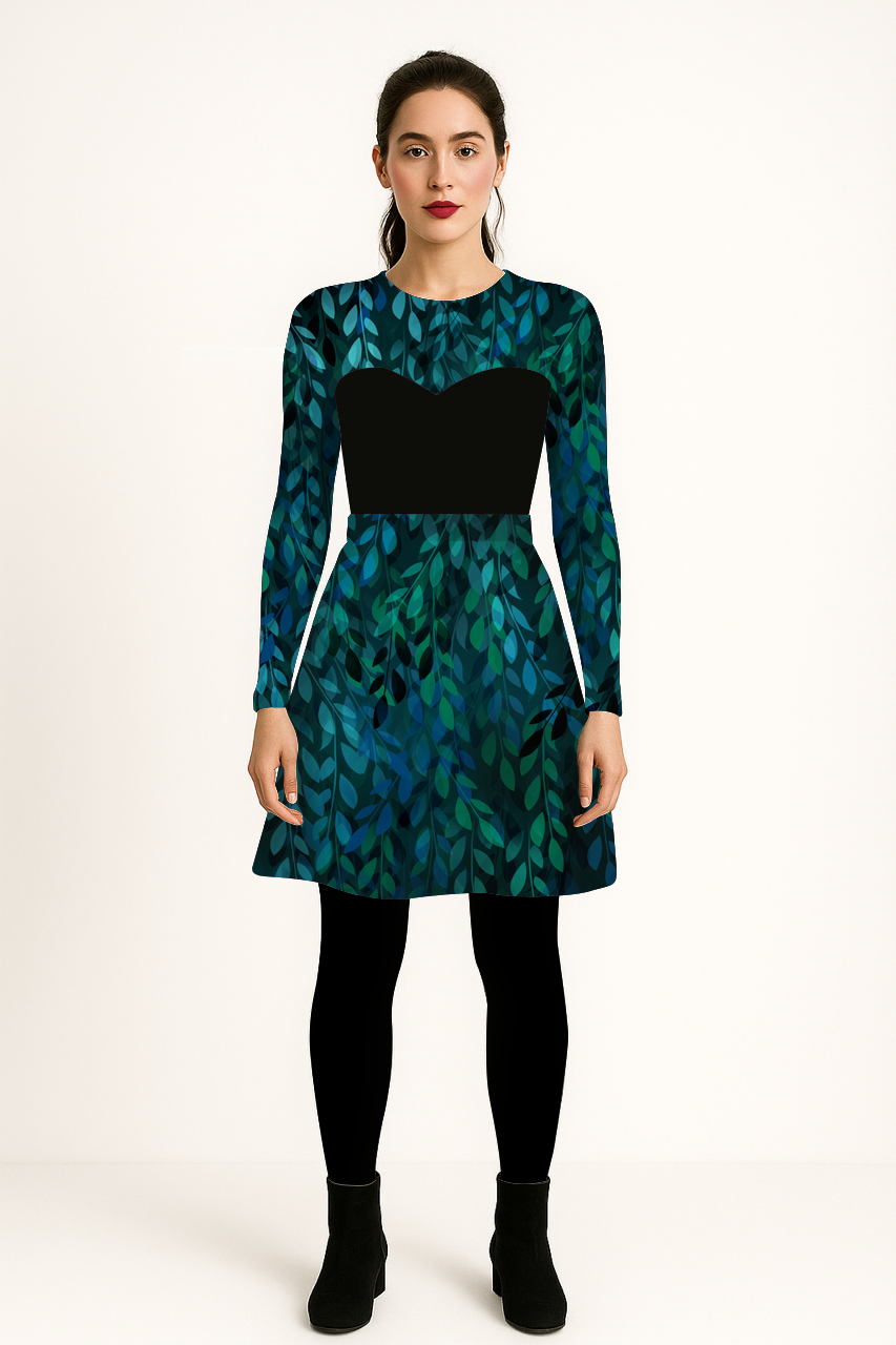 Tee-shirt imprimé DAROUEL KITSUNE FEUILLAGES