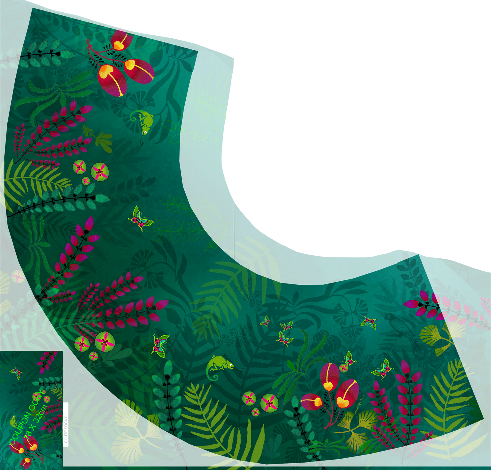 TISSU SALLY TROPIQUE DEFAUT