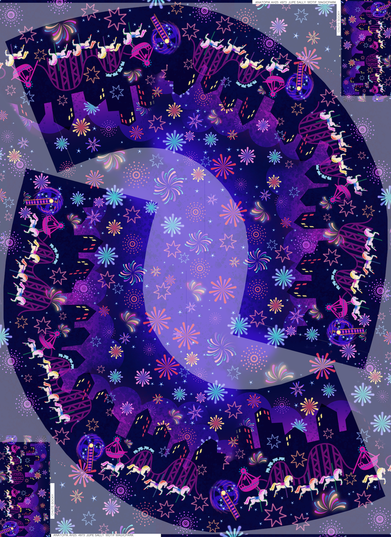 Jupe multi taille SALLY MAGICPARK