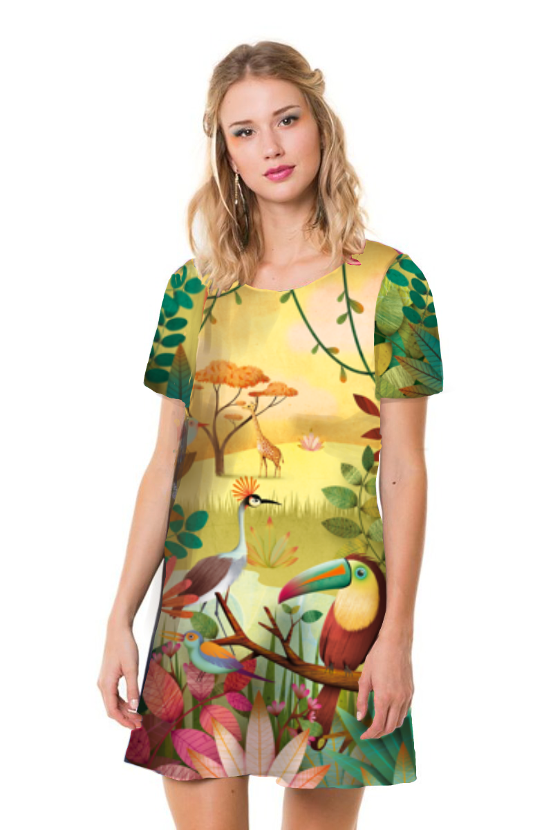Robe jersey SANDRA SAFARI
