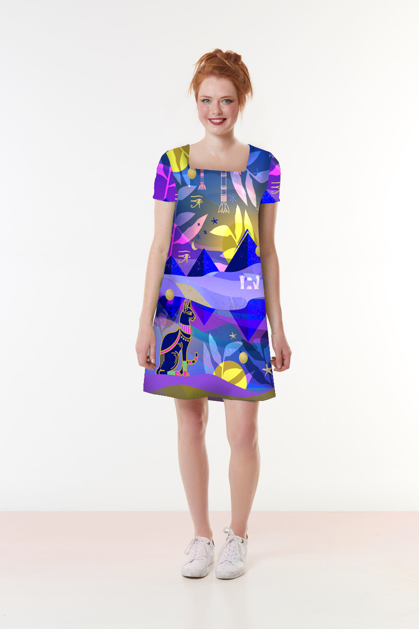 PRECOMMANDE Robe jersey SANTA BASTET