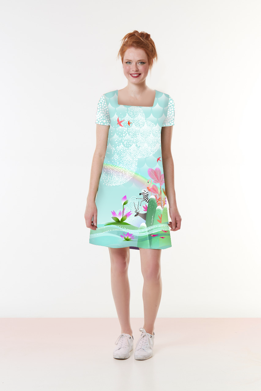 PRECOMMANDE Robe jersey SANTA ARCHE DE NOE