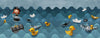 Lot de Coupons de Tissu Jersey SARIA PIRATE