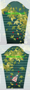 Tissu jersey molleton pour TS TOM ALICE Vert