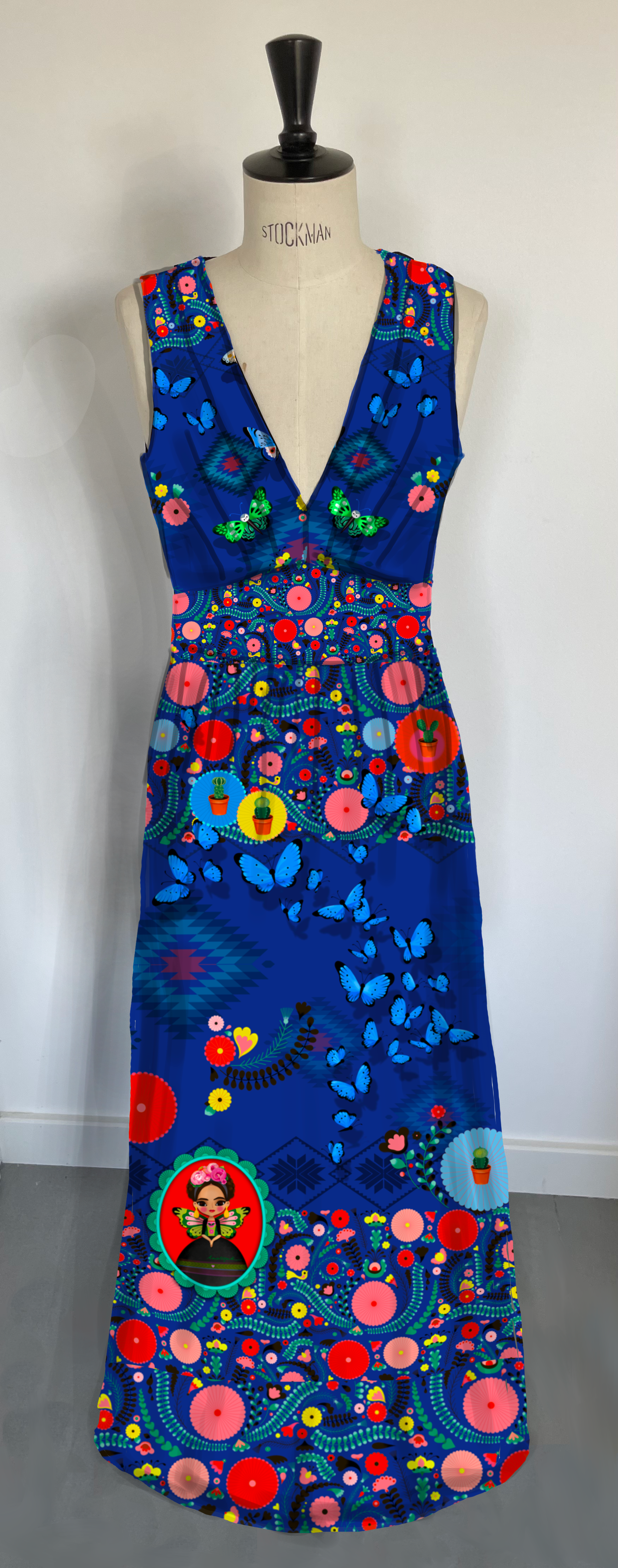 Robe col croisé NATHALIE TOUCANS
