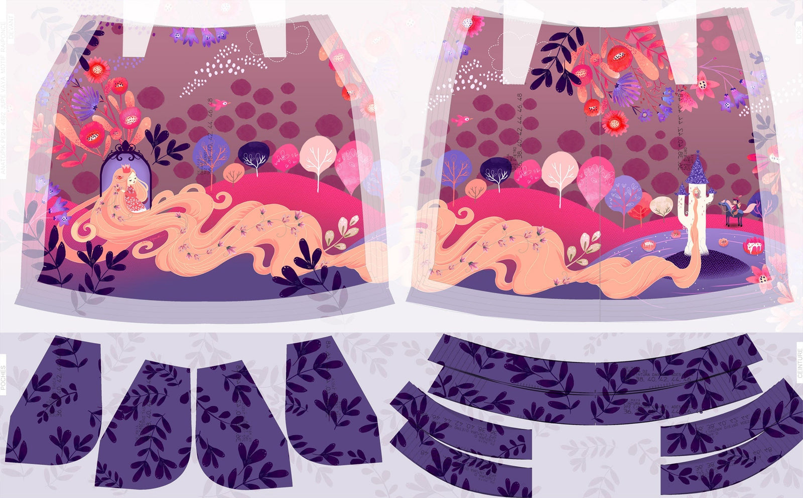 VAYA RAPUNZEL thick satin fabric