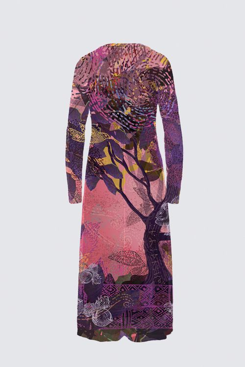 ANYA BIRD CAGE velvet skater dress