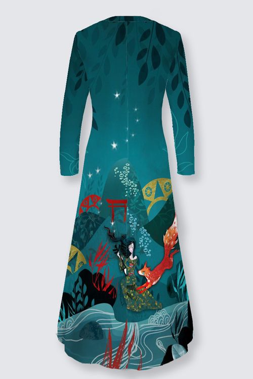 ANYA BIRD CAGE velvet skater dress