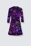 ANYA BIRD CAGE velvet skater dress