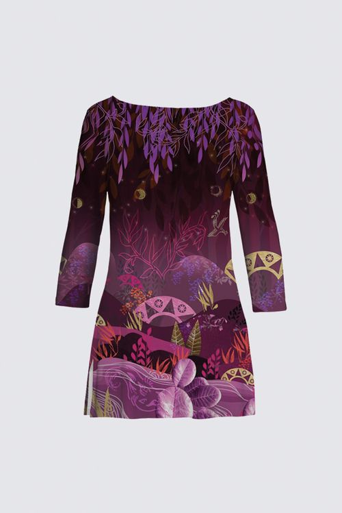 Tunique fluide jersey imprimé COLETTE INARI