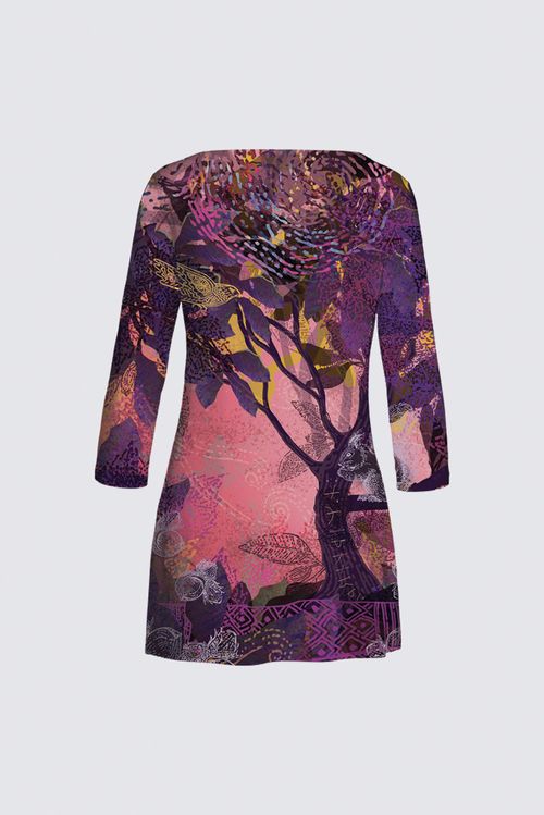 Tunique fluide jersey imprimé COLETTE PLUS SIZE TOSKA