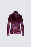 Tee-shirt zip jersey imprimé CORENTIN INARI