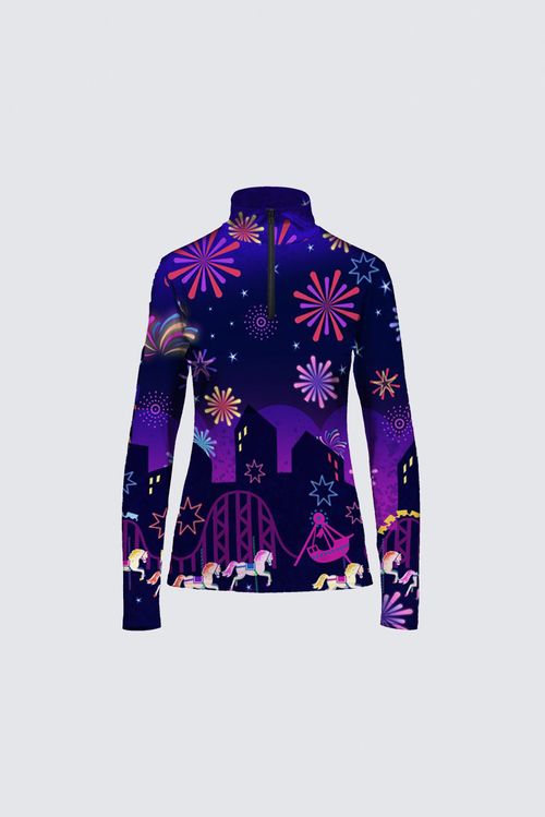 Tee-shirt zip jersey imprimé CORENTIN MAGICPARK