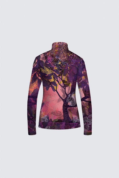 Tee-shirt zip jersey imprimé CORENTIN TOSKA