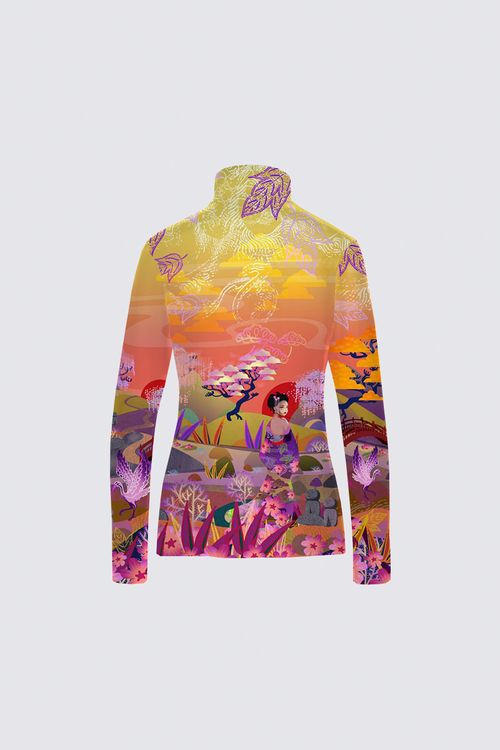 Gilet jersey imprimé CELESTIN MIZAKI KIRO