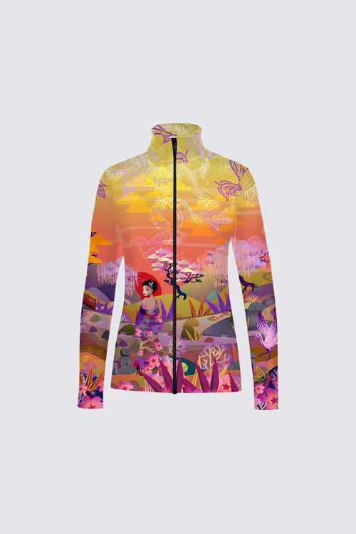 Gilet jersey imprimé CELESTIN MIZAKI KIRO