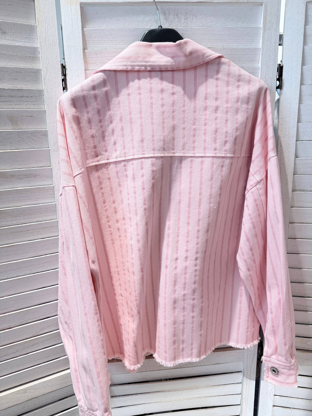 Veste rayée en coton RITA POUDRE&ROSE