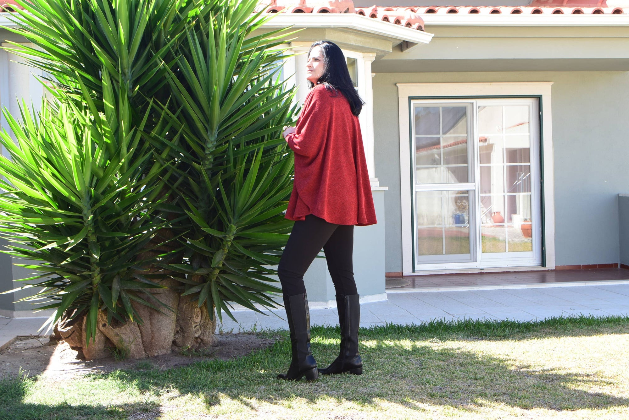 Poncho chaud grande taille Ruth/Tailles L à 7XL