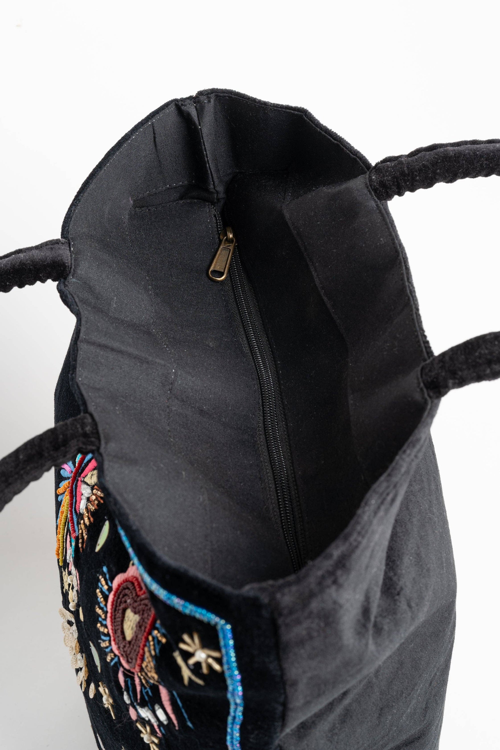 SHOPPER STELAR VELOURS NOIR